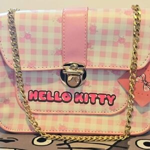Hello Kitty Leather Crossbody Purse